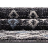 Geo Garden Lattice Collection Area Rug -  Andalusia Rectangle Charcoal Gray  lifestyle 41