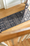 Geo Garden Lattice Collection Area Rug -  Andalusia Runner Charcoal Gray  lifestyle 158