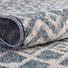 Geo Garden Lattice Collection Area Rug -  Andalusia Rectangle Harbor Blue  lifestyle 61