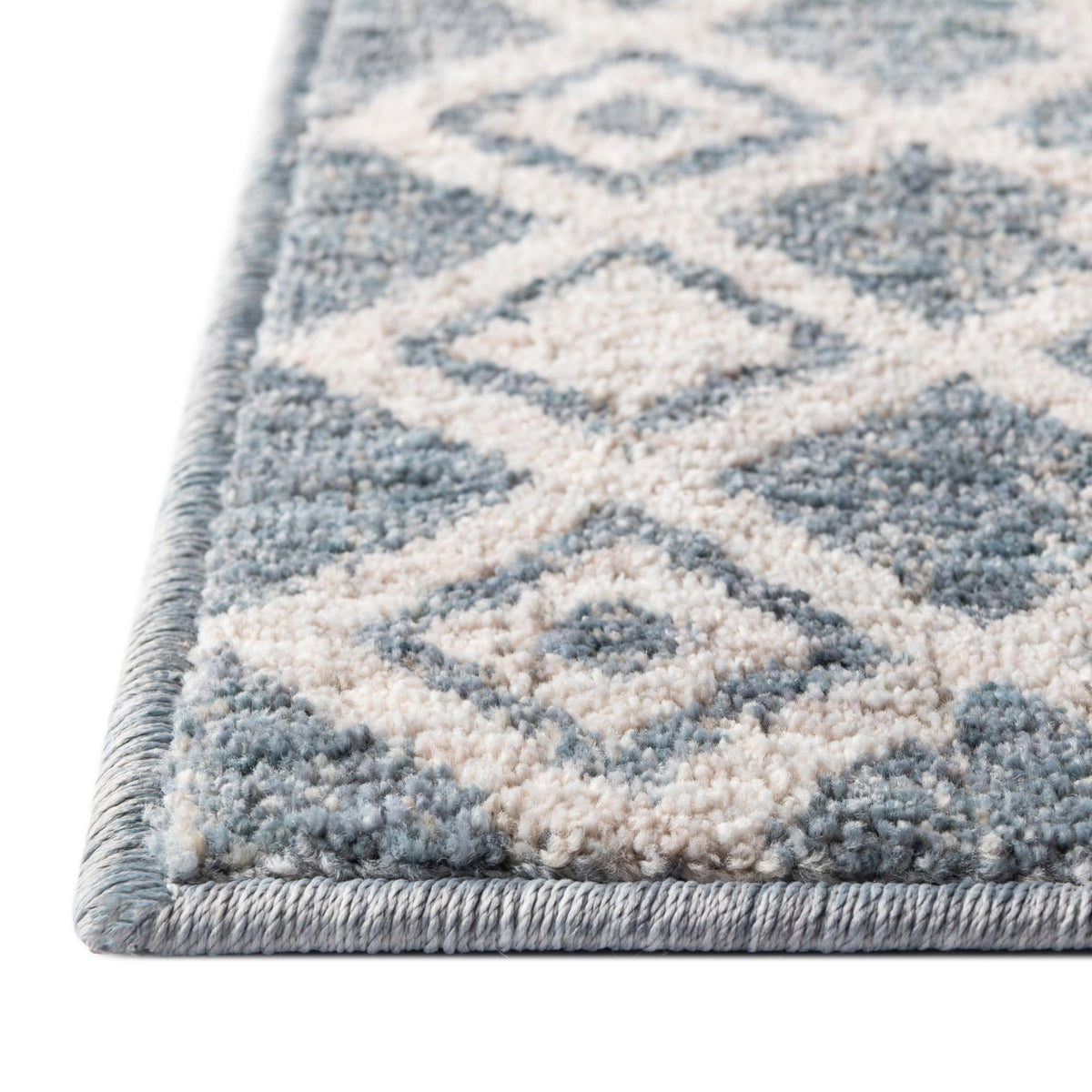 Geo Garden Lattice Collection Area Rug -  Andalusia Rectangle Harbor Blue  lifestyle 66