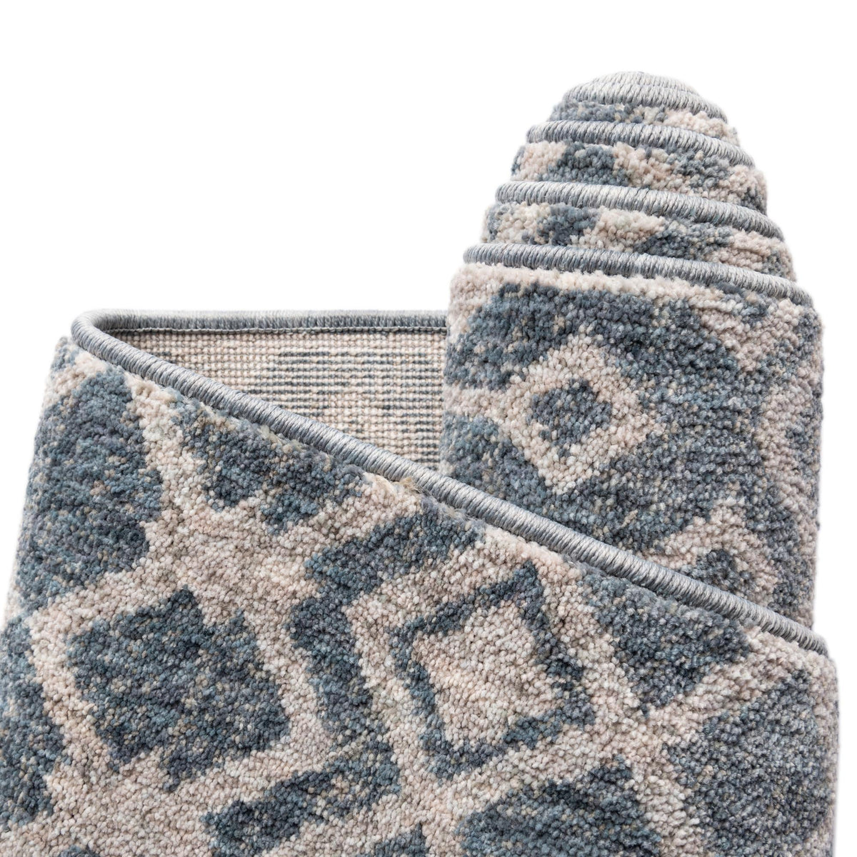 Geo Garden Lattice Collection Area Rug -  Andalusia Rectangle Harbor Blue  lifestyle 83