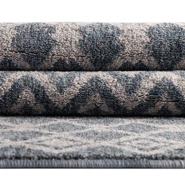 Geo Garden Lattice Collection Area Rug -  Andalusia Rectangle Harbor Blue  lifestyle 96