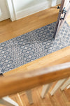 Geo Garden Lattice Collection Area Rug -  Andalusia Runner Harbor Blue  lifestyle 159