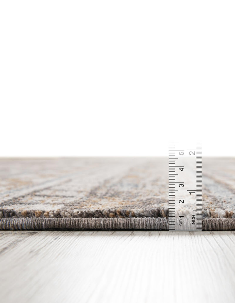 Desert Modern Eco Rug Series Collection Area Rug -  Mojave Rectangle Charcoal Gray  lifestyle 7