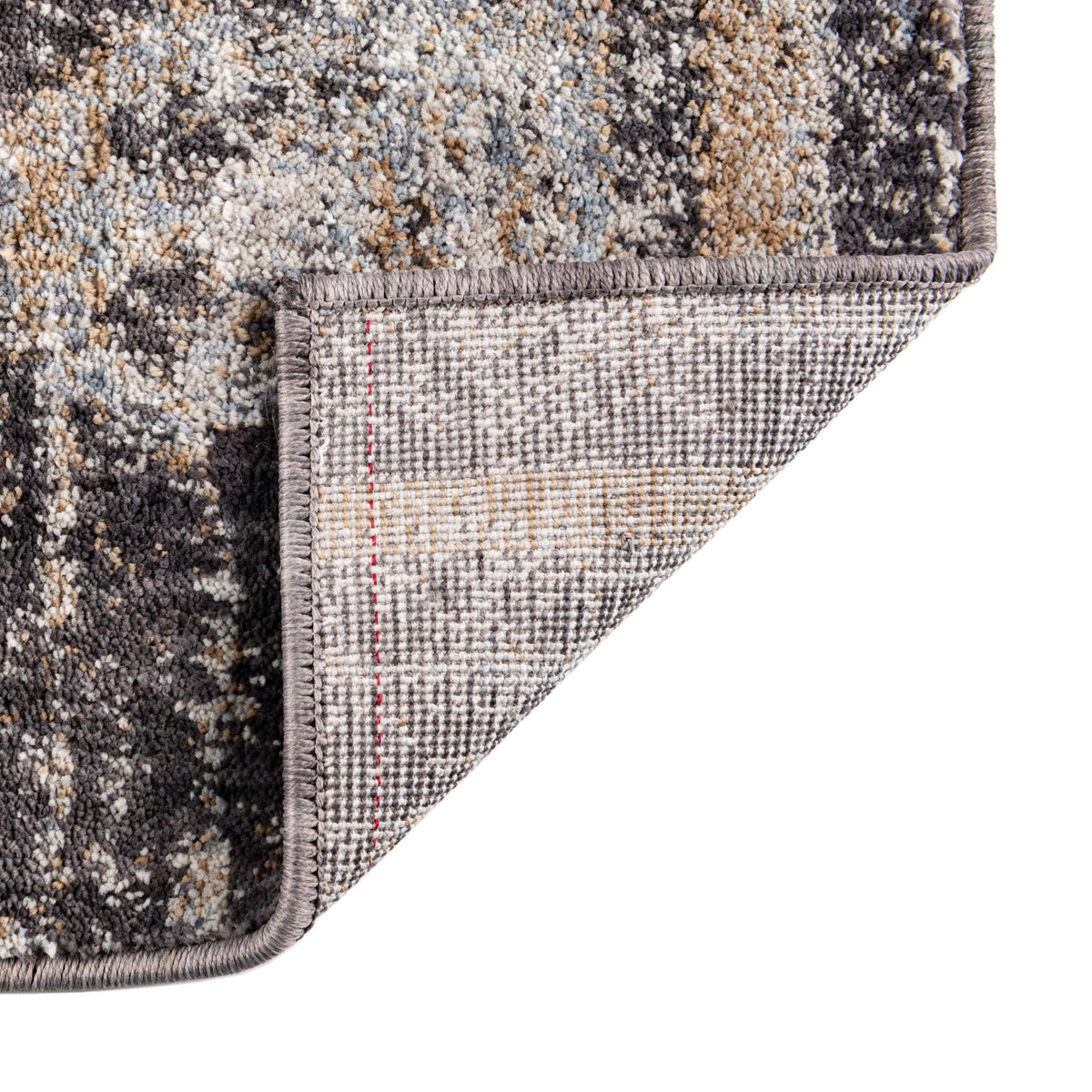 Desert Modern Eco Rug Series Collection Area Rug -  Mojave Rectangle Charcoal Gray  lifestyle 13