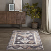 Desert Modern Eco Rug Series Collection Area Rug -  Mojave Rectangle Charcoal Gray  lifestyle 36