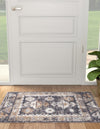 Desert Modern Eco Rug Series Collection Area Rug -  Mojave Rectangle Charcoal Gray  lifestyle 7