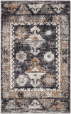 Desert Modern Eco Rug Series Collection Area Rug -  Mojave Rectangle Charcoal Gray  lifestyle 3