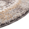 Desert Modern Eco Rug Series Collection Area Rug -  Mojave Round Charcoal Gray  lifestyle 48