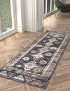Desert Modern Eco Rug Series Collection Area Rug -  Mojave Runner Charcoal Gray  lifestyle 55