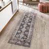Desert Modern Eco Rug Series Collection Area Rug -  Mojave Runner Charcoal Gray  lifestyle 62