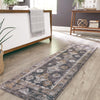 Desert Modern Eco Rug Series Collection Area Rug -  Mojave Runner Charcoal Gray  lifestyle 64