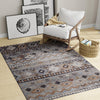 Desert Modern Eco Rug Series Collection Area Rug -  Sonora Rectangle Khaki Gray  lifestyle 23