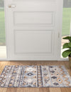 Desert Modern Eco Rug Series Collection Area Rug -  Sonora Rectangle Khaki Gray  lifestyle 5