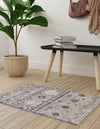 Desert Modern Eco Rug Series Collection Area Rug -  Sonora Rectangle Khaki Gray  lifestyle 15