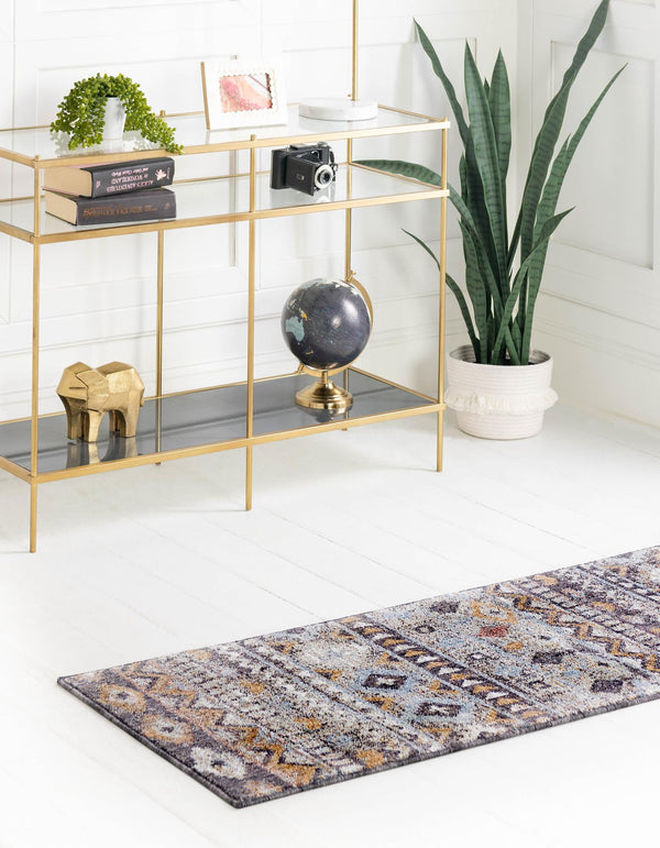 Desert Modern Eco Rug Series Collection Area Rug -  Sonora Runner Khaki Gray  lifestyle 32