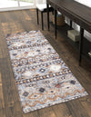 Desert Modern Eco Rug Series Collection Area Rug -  Sonora Runner Khaki Gray  lifestyle 44