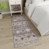 Desert Modern Eco Rug Series Collection Area Rug -  Sonora Runner Khaki Gray  lifestyle 56