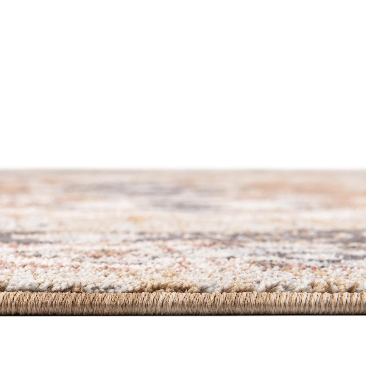 Desert Modern Eco Rug Series Collection Area Rug -  Navajo Rectangle Khaki Gray  lifestyle 8