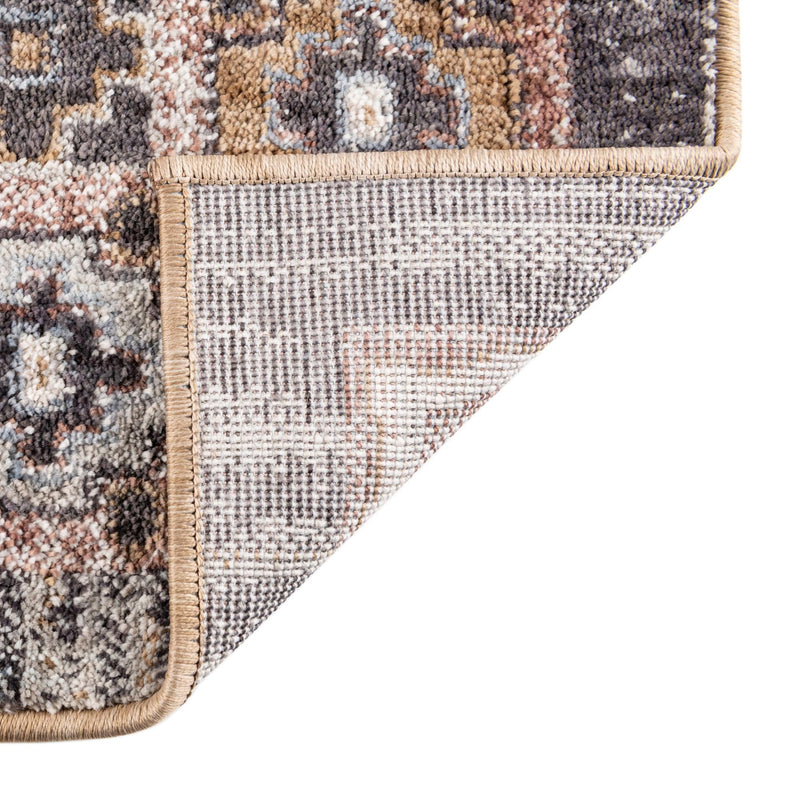 Desert Modern Eco Rug Series Collection Area Rug -  Navajo Rectangle Khaki Gray  lifestyle 12