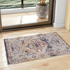Desert Modern Eco Rug Series Collection Area Rug -  Navajo Rectangle Khaki Gray  lifestyle 23