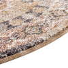 Desert Modern Eco Rug Series Collection Area Rug -  Navajo Round Khaki Gray  lifestyle 45