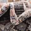 Desert Modern Eco Rug Series Collection Area Rug -  Navajo Round Khaki Gray  lifestyle 47