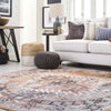 Desert Modern Eco Rug Series Collection Area Rug -  Navajo Round Khaki Gray  lifestyle 60