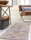 Desert Modern Eco Rug Series Collection Area Rug -  Navajo Runner Khaki Gray  lifestyle 40