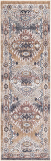 Desert Modern Eco Rug Series Collection Area Rug -  Navajo Runner Khaki Gray  lifestyle 36