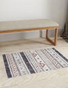 Desert Modern Eco Rug Series Collection Area Rug -  Arches Rectangle Gray  lifestyle 15