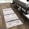 Desert Modern Eco Rug Series Collection Area Rug -  Arches Runner Gray  lifestyle 51