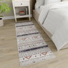 Desert Modern Eco Rug Series Collection Area Rug -  Arches Runner Gray  lifestyle 55