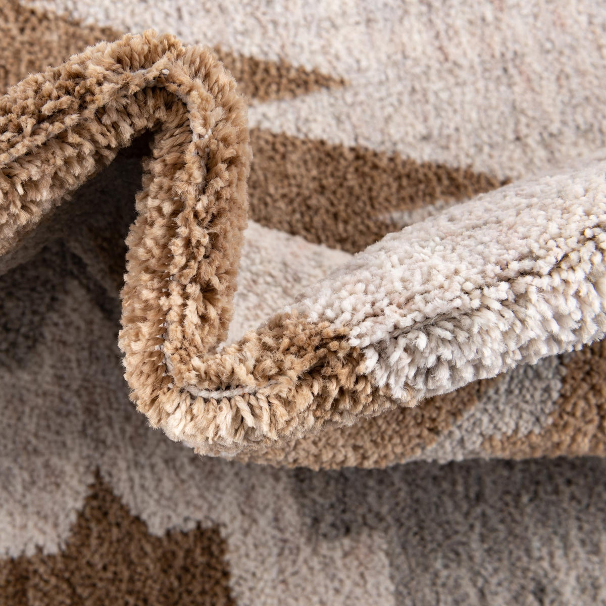 Desert Modern Eco Rug Series Collection Area Rug -  Zion Rectangle Ivory  lifestyle 11