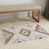 Desert Modern Eco Rug Series Collection Area Rug -  Zion Rectangle Ivory  lifestyle 20