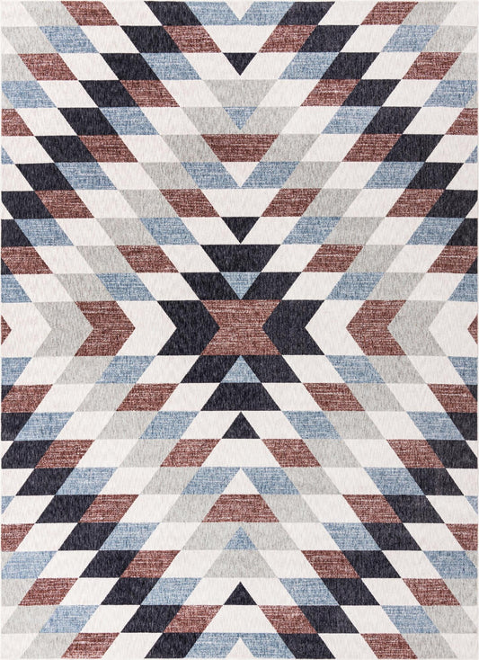 Desert Modern Eco Rug Series Collection Area Rug - Sedona Rectangle Multi  lifestyle 2