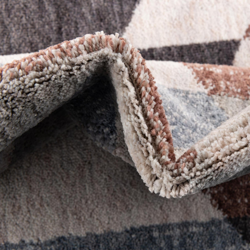 Desert Modern Eco Rug Series Collection Area Rug - Sedona Rectangle Multi  lifestyle 12
