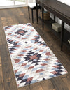 Desert Modern Eco Rug Series Collection Area Rug - Sedona Runner Multi  lifestyle 36