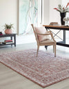 Heritage Harbor Collection Area Rug - Maritime Rectangle Dusty Rose  lifestyle 14