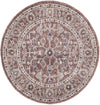 Heritage Harbor Collection Area Rug - Maritime Round Dusty Rose  lifestyle 91