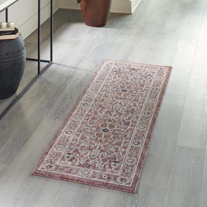 Heritage Harbor Collection Area Rug - Maritime Runner Dusty Rose  lifestyle 138
