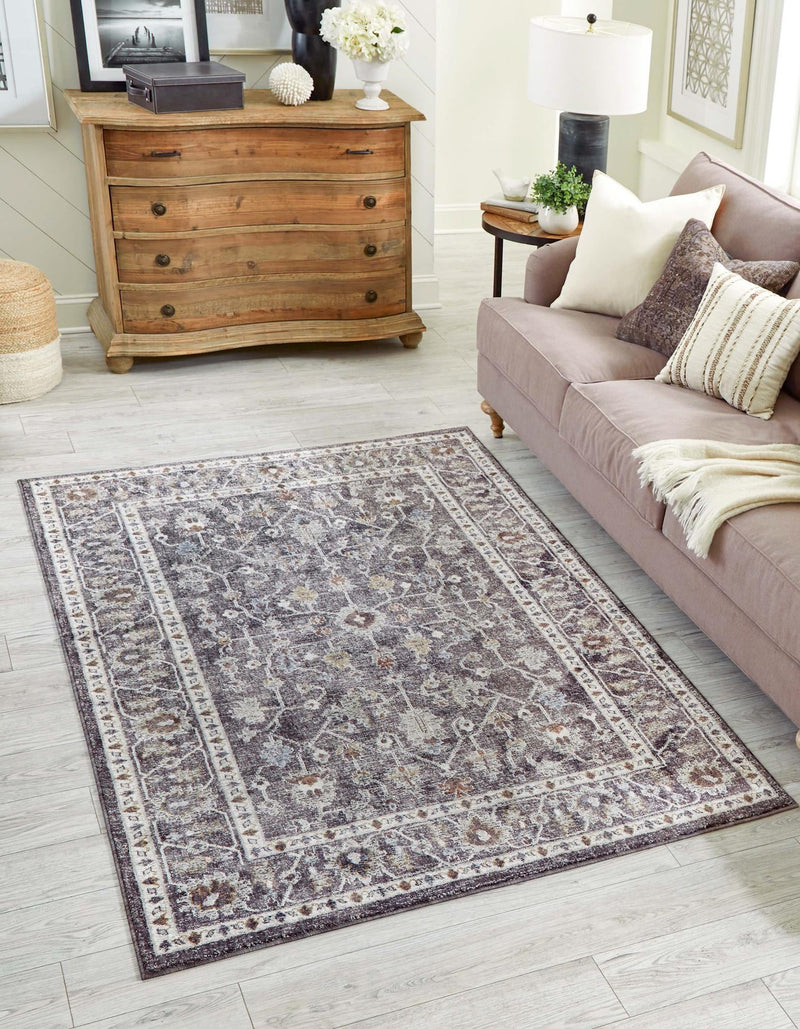 Heritage Harbor Collection Area Rug - Maritime Rectangle Charcoal Gray  lifestyle 11