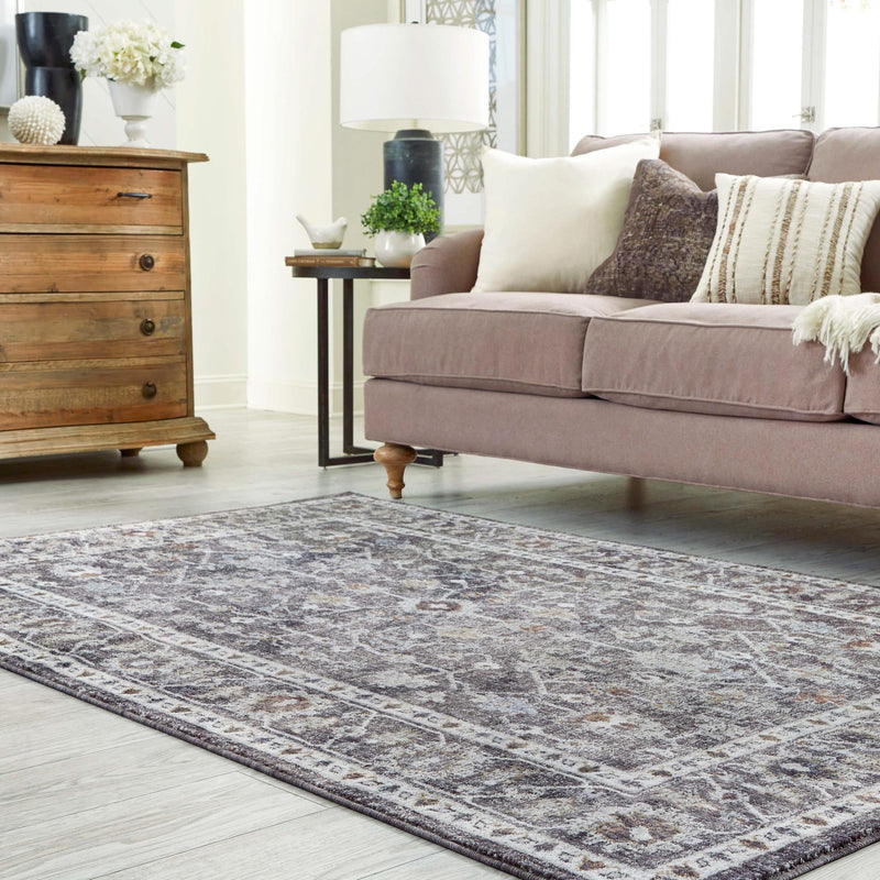 Heritage Harbor Collection Area Rug - Maritime Rectangle Charcoal Gray  lifestyle 71
