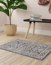 Heritage Harbor Collection Area Rug - Maritime Rectangle Charcoal Gray  lifestyle 21