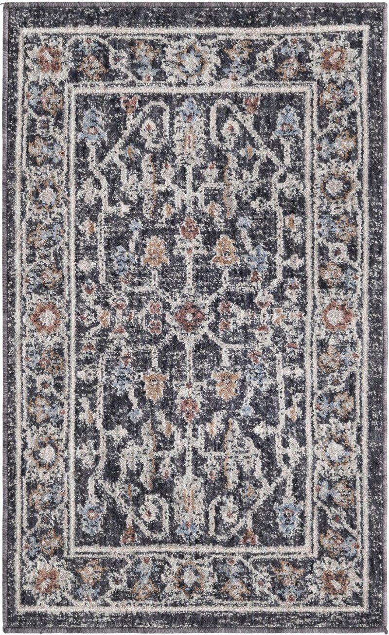 Heritage Harbor Collection Area Rug - Maritime Rectangle Charcoal Gray  lifestyle 3