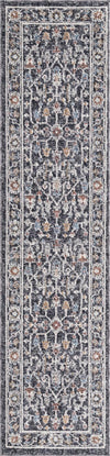 Heritage Harbor Collection Area Rug - Maritime Runner Charcoal Gray  lifestyle 94