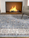 Heritage Harbor Collection Area Rug - Maritime Rectangle Harbor Blue  lifestyle 25