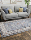 Heritage Harbor Collection Area Rug - Maritime Rectangle Harbor Blue  lifestyle 69