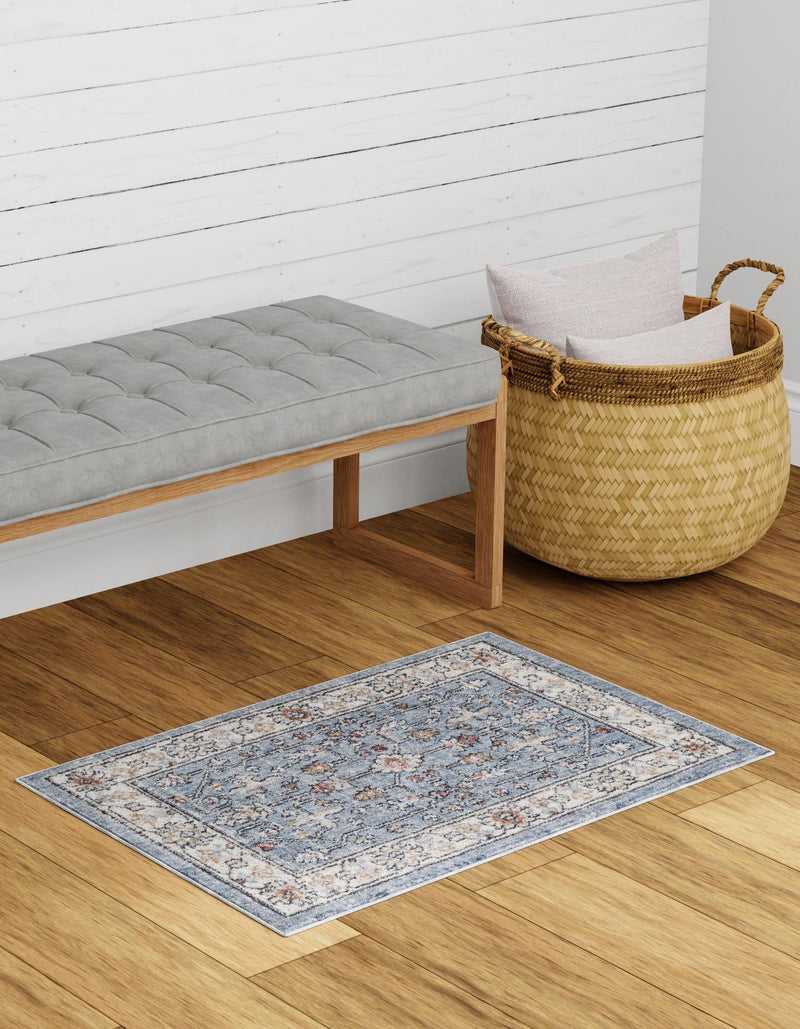 Heritage Harbor Collection Area Rug - Maritime Rectangle Harbor Blue  lifestyle 27