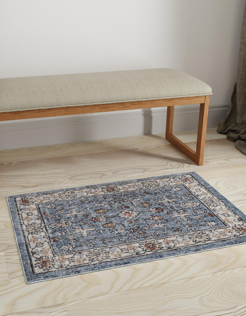 Heritage Harbor Collection Area Rug - Maritime Rectangle Harbor Blue  lifestyle 63
